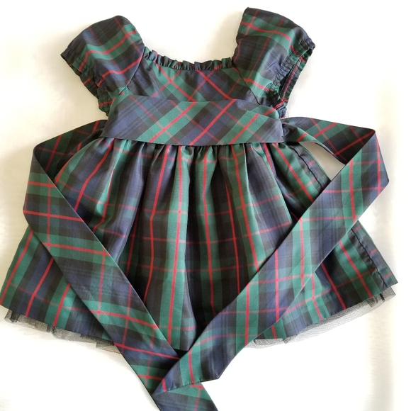 American Living Other - American Living Baby Girls 12 months Dress SS Red & Green Plaid